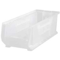 Hulk 24 Container, 23-7/8L x 8-1/4W x 9H, stackable, polypropylene, clear, Made in USA