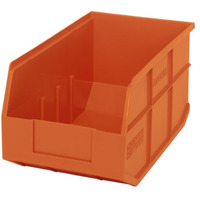 Stackable Shelf Bin, 14W x 8-1/4D x 7H, autoclavable up to 250F, polypropylene, blue, made in USA