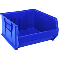 Hulk 24 Container, 23-7/8L x 22-1/2W x 12H, stackable, polypropylene, blue, Made in USA