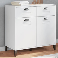 vidaXL Sideboard VIKEN White 31.5x15.7x31.5 Engineered Wood