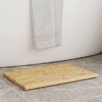 vidaXL Bath Mats 2 pcs 19.7x13.8 Bamboo