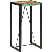 vidaXL Bar Table 23.6x21.7x43.3 Solid Wood Reclaimed