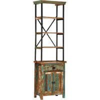 vidaXL Highboard 21.7x11.8x70.9 Solid Wood Reclaimed