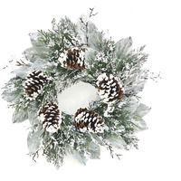 Cedar/Magnolia Leaf Wreath 22"D