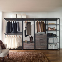 Monica Wood Walk-in Closet System