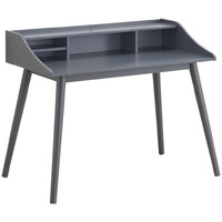 4-compartment Writing Desk in Grey