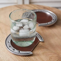 Set of Four Horseshoe Coasters - Box of 4