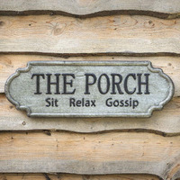 The Porch Metal Sign