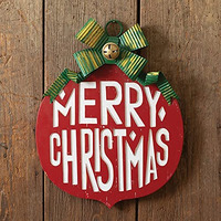 Christmas Ornament Wall Sign