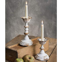 Set of Two Dapheny Tapered Candle Holders