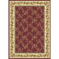 Radici 1427-1733-BURGUNDY Noble Rectangular Burgundy Transitional Italy Area Rug- 7 ft. 9 in. W x 11 ft. 6 in. H