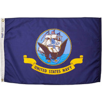 Annin Flagmakers 439029 2 ft. x 3 ft. Nylon-Glo Flag - U.S. Navy