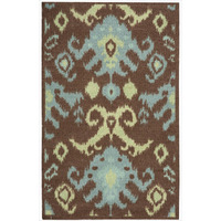Nourison 13792 Vista Area Rug Collection Chocolate 5 ft x 7 ft Rectangle
