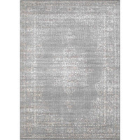 Radici USA 3563-0030-GREY Colosseo Area Rug- Gray - 3 ft. 3 in. x 4 ft. 11 in.