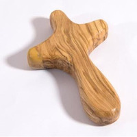 Holy Land Gifts 154039 Comfort Cross-Olivewood Hand Held Cross - No.21209