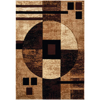 United Weavers of America 2050 10150 69 5 ft. 3 in. x 7 ft. 6 in. Bristol Epsilon Brown Rectangle Area Rug