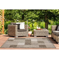 United Weavers of America 3900 10750 69 5 ft. 3 in. x 7 ft. 6 in. Augusta Grand Anse Brown Rectangle Area Rug