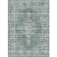 3563-0052-GREEN Colosseo Area Rug  Green - 7 ft. 10 in. x 10 ft. 6 in.
