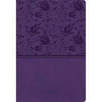 KJV Super Giant Print Reference Bible, Purple Leather Touch - May 2020