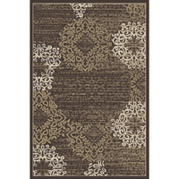 3471-0042-BROWN Pisa Rectangular Brown Contemporary Turkey Area Rug  7 ft. 10 in. W x 10 ft. 6 in. H