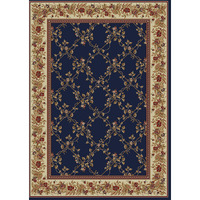 Radici 1590-4001-NAVY 3 ft.3 x 4 ft.11 Como Rug - Navy