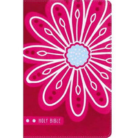 Pink Leathersoft KJV Thinline Bible for Kids
