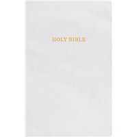 B & H Publishing 138943 KJV Gift & Award Bible, White Imitation Leather - Mar 2020