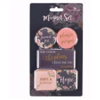 Christian Art Gifts 134956 for I Know the Plans Magnet Set - Set of 5