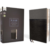 Zondervan 166370 NASB Thinline Bible - Comfort Print  Black Leathersoft