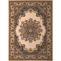 5 ft. 3 in. x 7 ft. 2 in. Dallas Floral Kirman Area Rug  Ivory