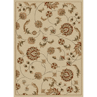 1835-3010-IVORY Como Rectangular Ivory Transitional Italy Area Rug  3 ft. 3 in. W x 4 ft. 11 in. H