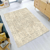 3 ft. 3 in. x 5 ft. Heirloom Cream Patterned Rectangle Area Rug