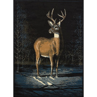 5 ft. 3 in. x 7 ft. 2 in. Legends Winter Buck Area Rug  Multicolor
