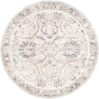 6 x 6 ft. Amadeus Design Power Loom Area Rug  Ivory