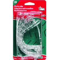 Adams Mfg Corp. Tie-It-All Clear 10Ct 8710-06-1034