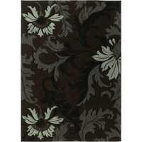 1 ft. 10 in. x 2 ft. 8 in. Contours Orleans Accent Rug, Smoke Blue