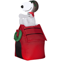 85764 48 in. Airblown Snoopy  On Doghouse