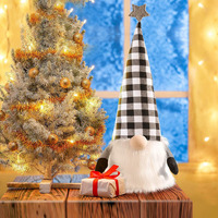 Gnome Tree Top, Red & Black
