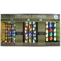 Staylit Displayer LED Christmas Lights, Multi Color