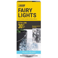 30 ft. LED Fairy String Lights, Cool White - 100 lights