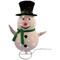 2.5 ft. LED Snowman Yard Decor, Warm White