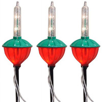 4.5 in. Incandescent Bubble Light Driveway Markers Pathway Decor, Clear