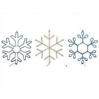 36 in. Snowflake Hanging Decor