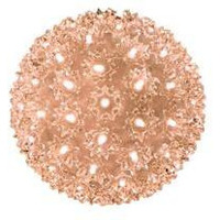 7.5 in. LED Starlight Sphere Hanging Decor, Warm White