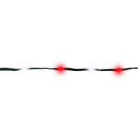 33 ft. LED String Ribbon Light, Red & White - 200 Count