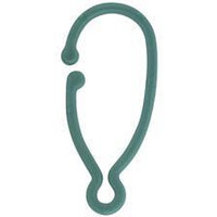Holiday Ornament Hook Plastic, Green - 48 Piece