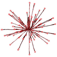 28 in. LED 3-in-1 Radiant Blast Pathway Decor, Red