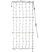 6 ft. Platinum LED Mini Net Christmas Lights, Warm White - 100 Count