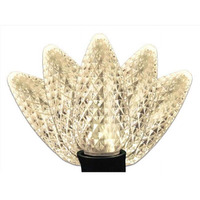 25 ft. Platinum LED C9 String Christmas Lights, Warm White - 25 Count