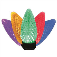 25 ft. Platinum LED C9 String Christmas Lights, Multi Color - 25 Count